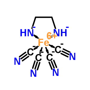 2-azanidylethylazanide; iron; tetracyanide