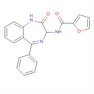 2-Furancarboxamide,N-(2,3-dihydro-2-oxo-5-phenyl-1H-1,4-benzodiazepin-3-yl)-