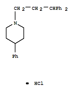 (Diphenyl-3,3 propyl)-1 phenyl-4 piperidine chlorhydrate [French]