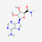 (2S,3S,4R,5R)-5-(6-amino-9H-purin-9-yl)-3,4-dihydroxy-N,N-dimethyltetrahydrofuran-2-carboxamide 