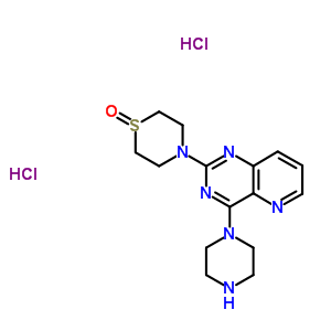 2-(1-oxidothiomorpholin-4-yl)-4-(piperazin-1-yl)pyrido[3,2-d]pyrimidine dihydrochloride