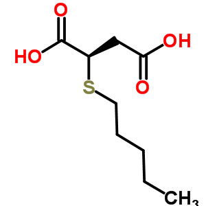 butanedioic acid, 2-(pentylthio)-, (2R)-