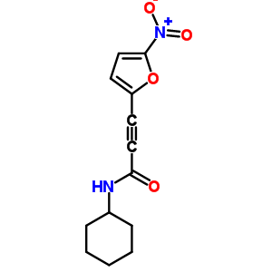 N-cyclohexyl-3-(5-nitrofuran-2-yl)prop-2-ynamide