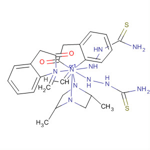 Hydrazinecarbothioamide,2,2'-[(2,5-dimethyl-1,4-piperazinediyl)bis[methylene(2-oxo-1H-indol-1-yl-3(2H)-ylidene)]]bis-, trans-