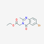 ethyl (6-bromo-2-methyl-4-oxoquinazolin-3(4H)-yl)acetate
