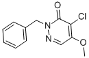 2-BENZYL-4-CHLORO-5-METHOXY-3(2H)-PYRIDAZINONE