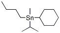 Butylcyclohexyl(methyl)(1-methylethyl)stannane