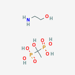 Phosphonic acid, (1-hydroxyethylidene)bis-, compd. with 2-aminoethanol