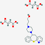 3-[4-(5,6-dihydro[1]benzothiepino[2,3-b]pyridin-6-yl)piperazin-1-yl]propan-1-ol di[(2E)-but-2-enedioate] (salt)
