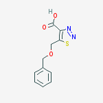 5-(phenylmethoxymethyl)thiadiazole-4-carboxylic Acid