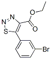 ethyl 5-(3-bromophenyl)thiadiazole-4-carboxylate