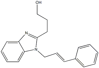 3-[1-(3-phenylprop-2-enyl)benzimidazol-2-yl]propan-1-ol