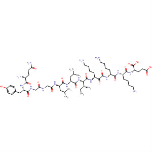 L-Glutamic acid,L-glutaminyl-L-tyrosylglycylglycyl-L-leucyl-L-leucyl-L-isoleucyl-L-lysyl-L-methionyl-L-lysyl-L-lysyl-