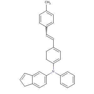 1H-Inden-5-amine,2,3-dihydro-N-[4-[2-(4-methylphenyl)ethenyl]phenyl]-N-phenyl-