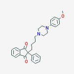 2-{4-[4-(4-methoxyphenyl)piperazin-1-yl]butyl}-2-phenyl-1H-indene-1,3(2H)-dione