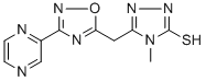 4-METHYL-5-[(3-PYRAZIN-2-YL-1,2,4-OXADIAZOL-5-YL)METHYL]-4H-1,2,4-TRIAZOLE-3-THIOL