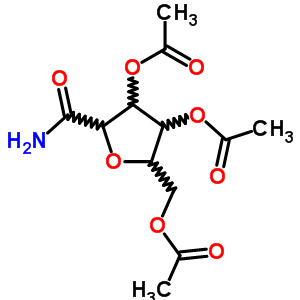 2-[(acetyloxy)methyl]-5-carbamoyltetrahydrofuran-3,4-diyl diacetate