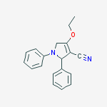 1H-Pyrrole-3-carbonitrile, 4-ethoxy-2,5-dihydro-1,2-diphenyl-