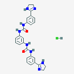 1,1'-benzene-1,3-diylbis{3-[3-(4,5-dihydro-1H-imidazol-2-yl)phenyl]urea}