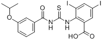 3,5-DIIODO-2-[[[[3-(1-METHYLETHOXY)BENZOYL]AMINO]THIOXOMETHYL]AMINO]-BENZOIC ACID