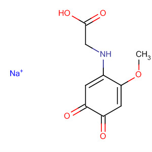 Glycine, N-(6-methoxy-3,4-dioxo-1,5-cyclohexadien-1-yl)-, monosodiumsalt