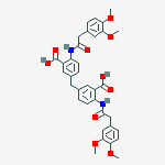 3,3'-methanediylbis(6-{[(3,4-dimethoxyphenyl)acetyl]amino}benzoic acid)