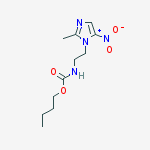 Carbamic acid, [2-(2-methyl-5-nitro-1H-imidazol-1-yl)ethyl]-, butyl ester