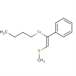 Benzene, [(1Z)-1-(butyltelluro)-2-(methylthio)ethenyl]-