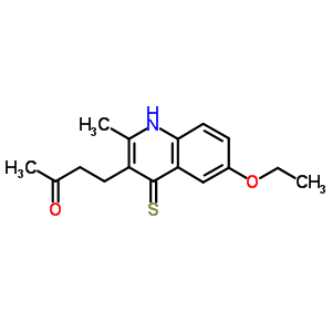 4-(6-ethoxy-2-methyl-4-thioxo-1,4-dihydroquinolin-3-yl)butan-2-one
