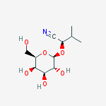 (2R)-2-(beta-D-glucopyranosyloxy)-3-methylbutanenitrile