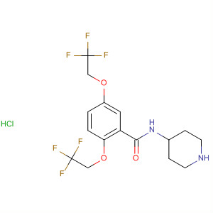 Benzamide, N-4-piperidinyl-2,5-bis(2,2,2-trifluoroethoxy)-,monohydrochloride