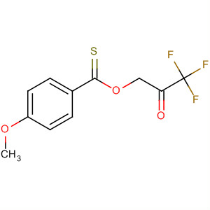 Benzenecarbothioic acid, 4-methoxy-, S-(3,3,3-trifluoro-2-oxopropyl)ester