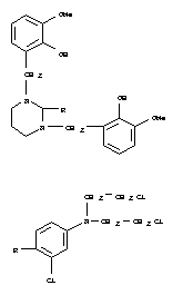 2,2'-{[2-{4-[bis(2-chloroethyl)amino]-2-chlorophenyl}dihydropyrimidine-1,3(2H,4H)-diyl]dimethanediyl}bis(6-methoxyphenol)