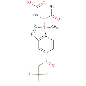 Carbamic acid, [5-[(2,2,2-trifluoroethyl)sulfinyl]-1H-benzimidazol-2-yl]-,methyl ester