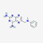 6-{[methyl(phenyl)amino]methyl}pteridine-2,4-diamine