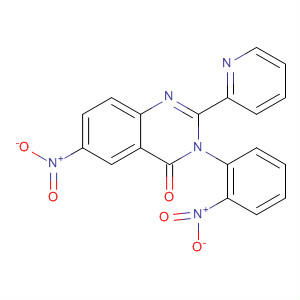 4(3H)-Quinazolinone, 6-nitro-3-(2-nitrophenyl)-2-(2-pyridinyl)-