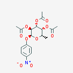 4-nitrophenyl 2,3,4-tri-O-acetyl-6-deoxy-alpha-L-galactopyranoside