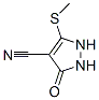 1H-Pyrazole-4-carbonitrile,  2,3-dihydro-5-(methylthio)-3-oxo-