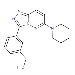 1,2,4-Triazolo[4,3-b]pyridazine, 3-(3-ethylphenyl)-6-(1-piperidinyl)-