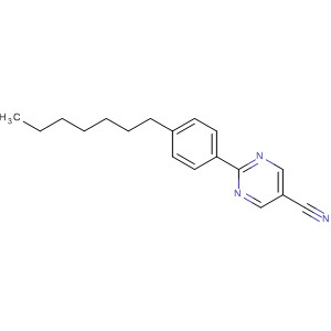 5-Pyrimidinecarbonitrile, 2-(4-heptylphenyl)-