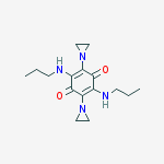 2,5-bis(aziridin-1-yl)-3,6-bis(propylamino)cyclohexa-2,5-diene-1,4-dione