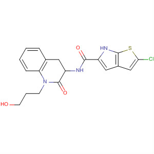 6H-Thieno[2,3-b]pyrrole-5-carboxamide,2-chloro-N-[1,2,3,4-tetrahydro-1-(3-hydroxypropyl)-2-oxo-3-quinolinyl]-
