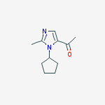 ETHANONE,1-(1-CYCLOPENTYL-2-METHYL-1H-IMIDAZOL-5-YL)-