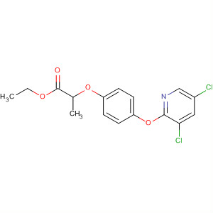 Propanoic acid, 2-[4-[(3,5-dichloro-2-pyridinyl)oxy]phenoxy]-, ethyl ester