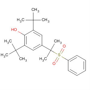 Phenol, 2,6-bis(1,1-dimethylethyl)-4-[1-methyl-1-(phenylsulfonyl)ethyl]-