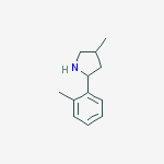 PYRROLIDINE,4-METHYL-2-(2-METHYLPHENYL)-