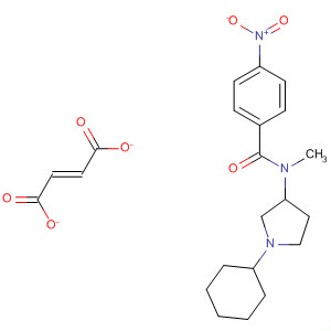 Benzamide, N-(1-cyclohexyl-3-pyrrolidinyl)-N-methyl-4-nitro-,(2E)-2-butenedioate (1:1)