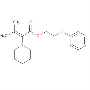 1-Piperidineacetic acid, a-(1-methylethylidene)-, 2-phenoxyethyl ester