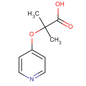 Propanoic acid, 2-methyl-2-(4-pyridinyloxy)-