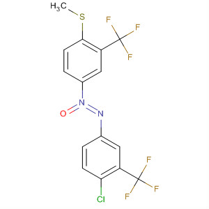 Diazene,[4-chloro-3-(trifluoromethyl)phenyl][4-(methylthio)-3-(trifluoromethyl)phenyl]-, 1-oxide